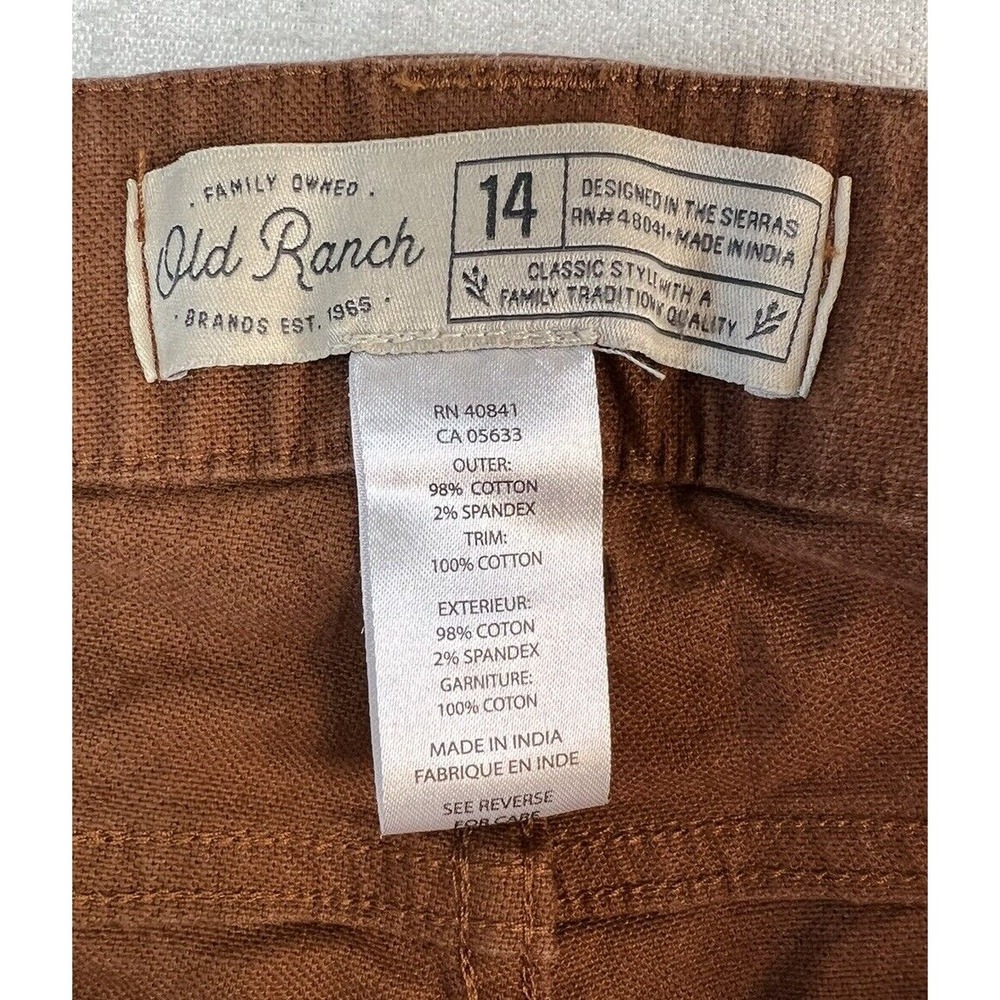 Womens Old Ranch Brand Camel Color  Artemis Pants Size 14 Work Pant - Picture 10 of 10
